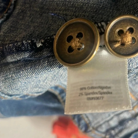 St Johns Bay petite small fitted Jean jacket - Picture 9 of 9